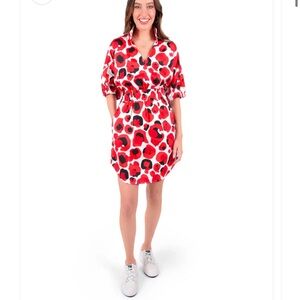 Chic Red and Black Patterned Women's Dress GAME DAY UGA Palmer dress